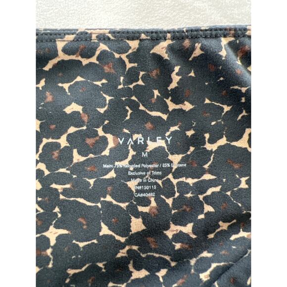 Varley Lets Move High Waist Legging Cluster Leopard Animal Print Medium Travel - Picture 6 of 10